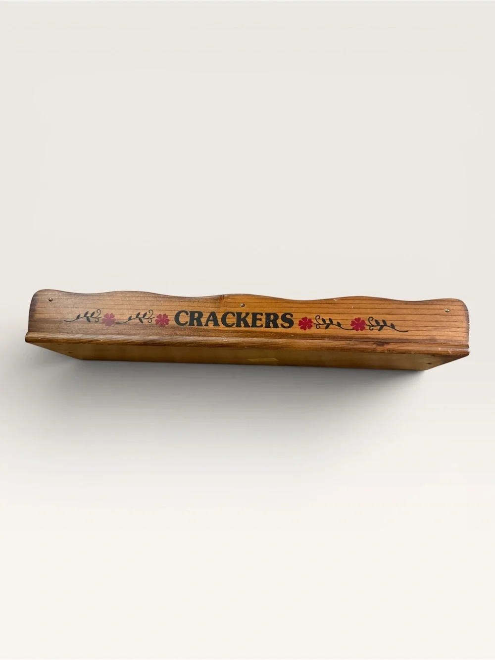 Vintage Giftco Inc. Wooden Cracker Tray Caddy